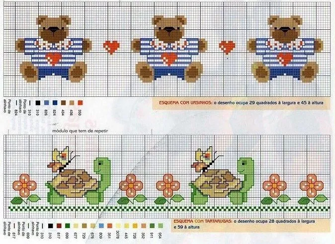 GRAFICOS PUNTO DE CRUZ GRATIS : BABEROS(65) | manualidades Punto ... GRAFICOS PUNTO DE CRUZ GRATIS : BABEROS(65) | manualidades Punto ...