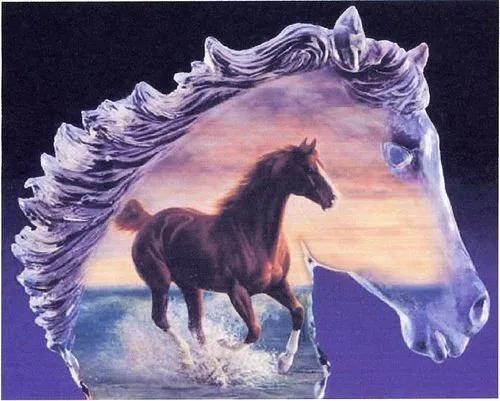 GRAFICOS PUNTO DE CRUZ GRATIS : CABALLOS(