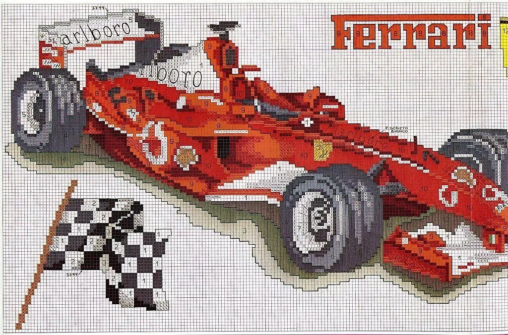 GRAFICOS PUNTO DE CRUZ GRATIS : COCHES Y MOTOS(54) GRAFICOS PUNTO DE CRUZ GRATIS : COCHES Y MOTOS(54)