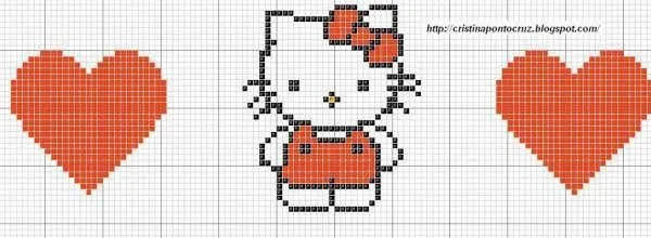 GRAFICOS PUNTO DE CRUZ GRATIS : HELLO KITTY(59) GRAFICOS PUNTO DE CRUZ GRATIS : HELLO KITTY(59)