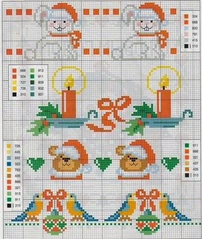 GRAFICOS PUNTO DE CRUZ GRATIS : NAVIDAD(30) GRAFICOS PUNTO DE CRUZ GRATIS : NAVIDAD(30)