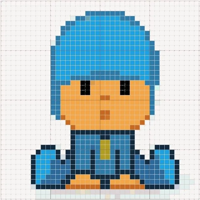 GRAFICOS PUNTO DE CRUZ GRATIS : POCOYO SUPER HEROES MONSTER ... GRAFICOS PUNTO DE CRUZ GRATIS : POCOYO SUPER HEROES MONSTER ...