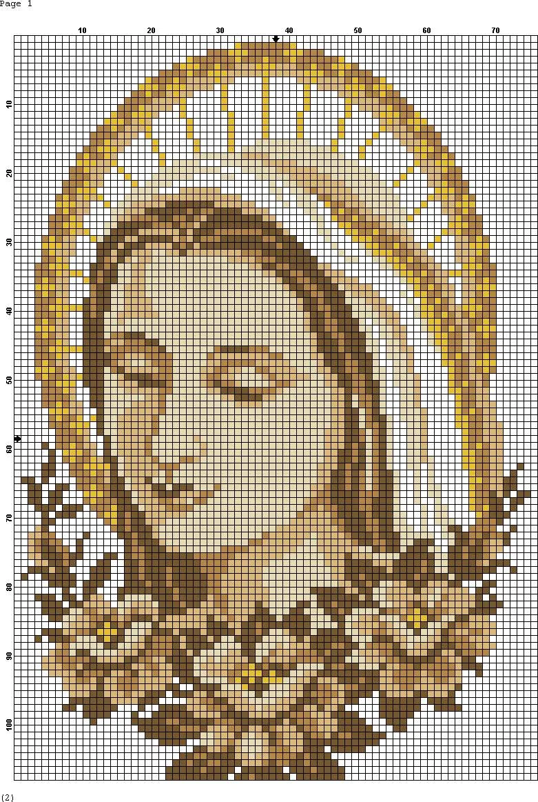 GRAFICOS PUNTO DE CRUZ GRATIS : RELIGIOSOS( GRAFICOS PUNTO DE CRUZ GRATIS : RELIGIOSOS(