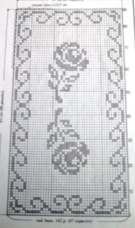 Cortinas de crochet graficos - Imagui
