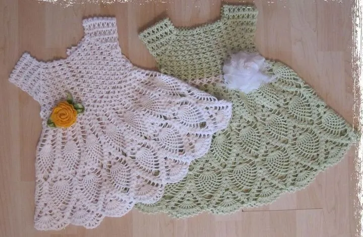 Graficos de vestidos de crochet infantil - Imagui