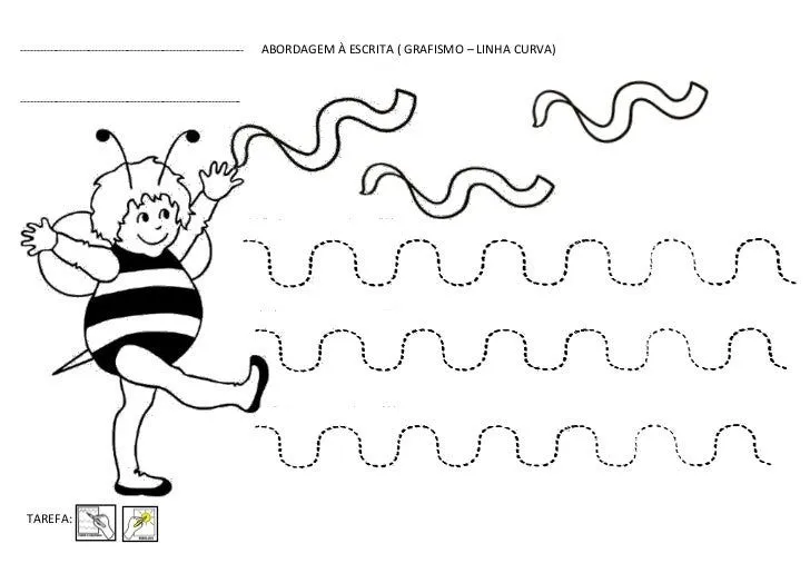 Grafismo serpentinas 4 anos