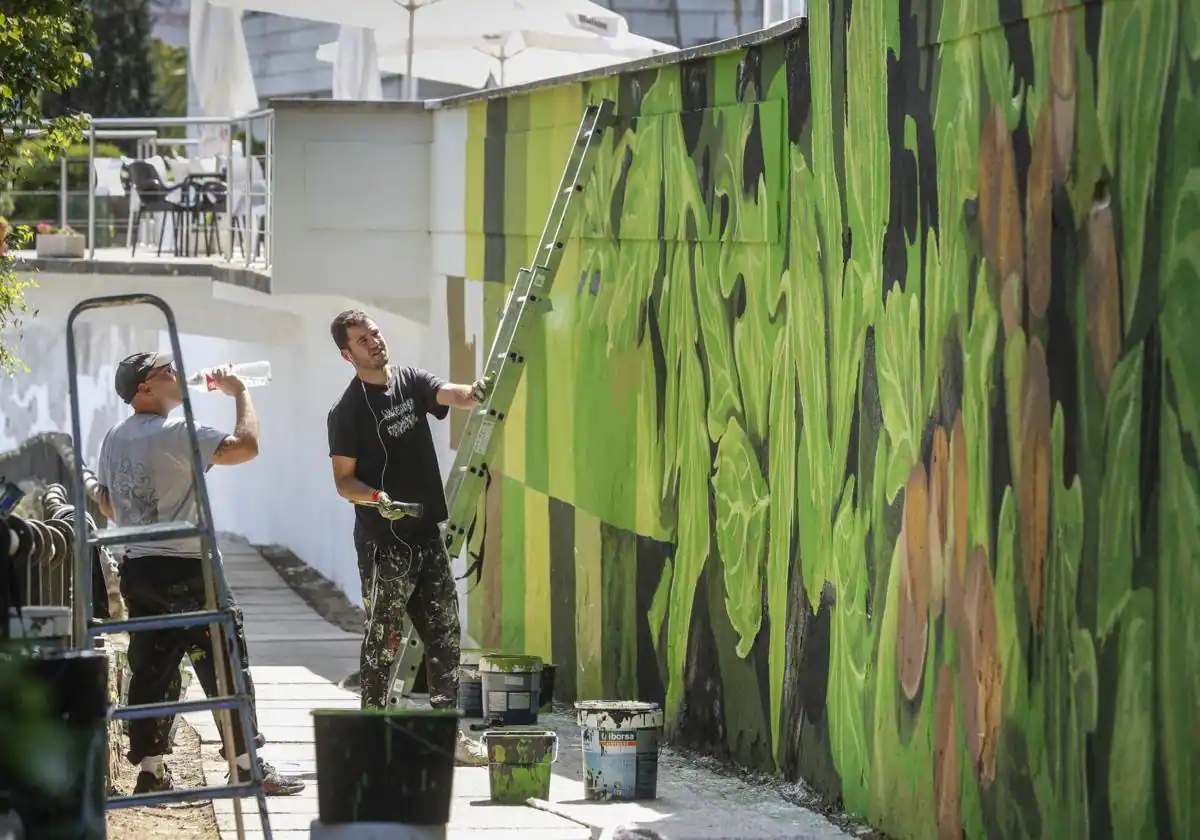 Los grafiteros no taparán el mural de Mataleñas» | El Diario Montañés