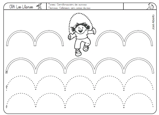 Grafomotricidad 18 | Recurso educativo 39814 - Tiching