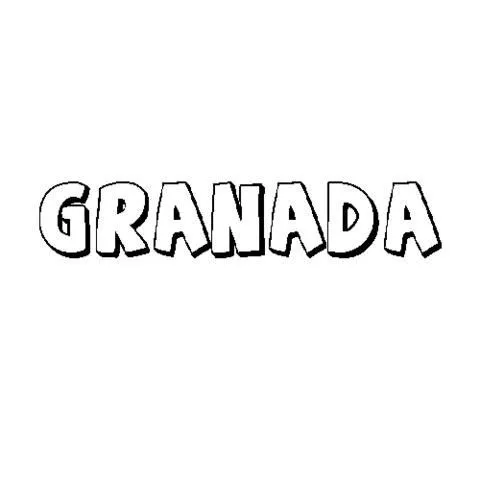 GRANADA: Dibujos para colorear