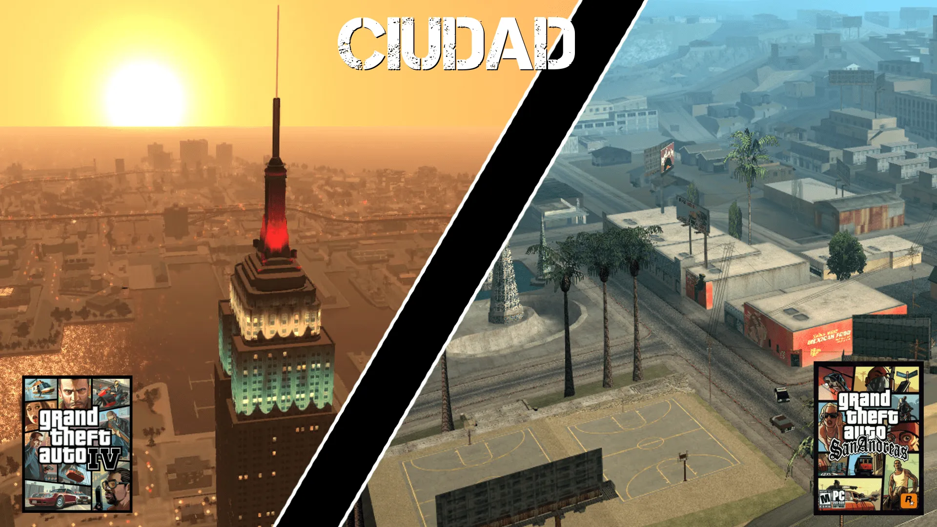 Grand Theft Auto IV VS Grand Theft Auto: San Andreas - Taringa!