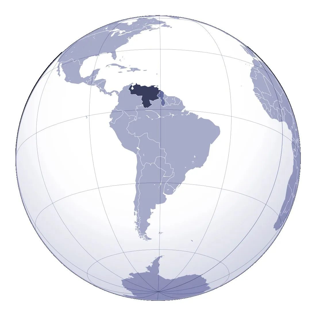 Grande mapa de ubicación de Venezuela | Venezuela | América del Sur | Mapas del Mundo Grande mapa de ubicación de Venezuela | Venezuela | América del Sur | Mapas del Mundo