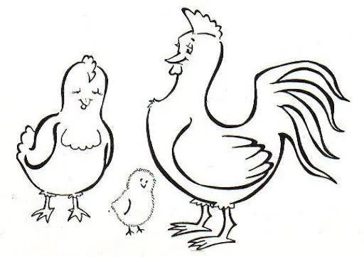 LA GRANJA: DIBUJOS DE LA GRANJA PARA COLOREAR