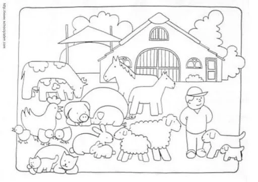 LA GRANJA: DIBUJOS DE LA GRANJA PARA COLOREAR LA GRANJA: DIBUJOS DE LA GRANJA PARA COLOREAR