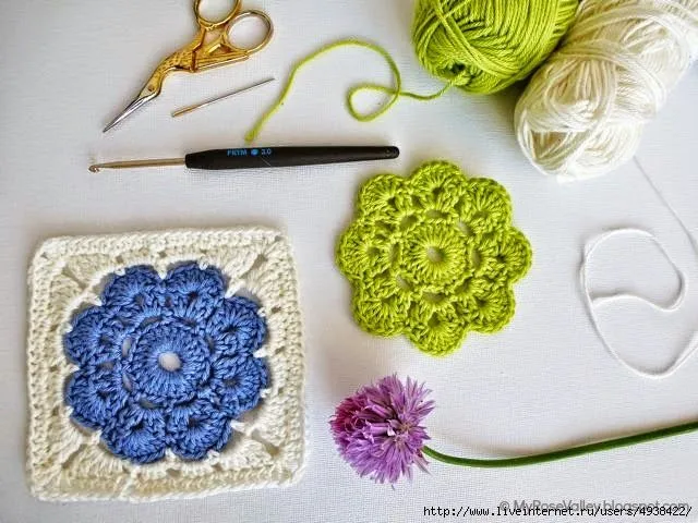 Grannys paso a paso para principiantes | Crochet y Dos agujas
