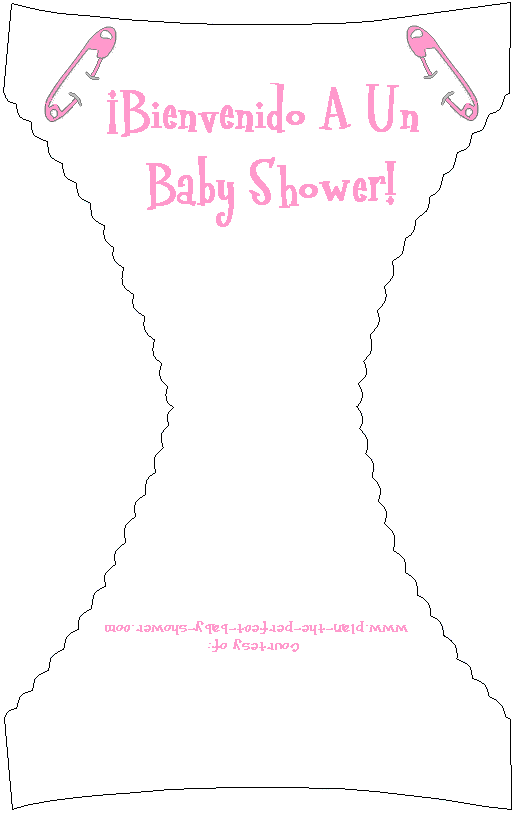 Invitaciónes para baby shower de pañal - Imagui