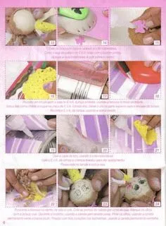 Como hacer fofuchas paso a paso en español - Imagui