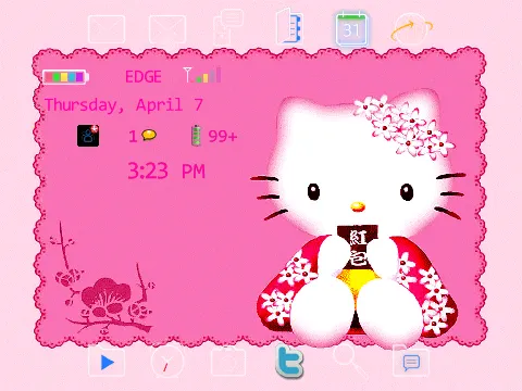 GRATIS* TEMA Hello Kitty Torch 9800 3.9 – (9800),9700 S.O 6,9700 ...