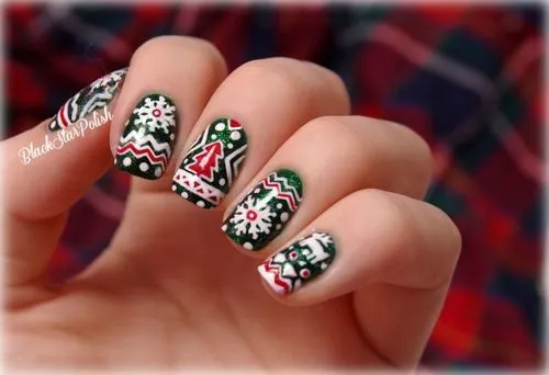 Grecas navideñas | Uñas | Pinterest | Christmas Grecas navideñas | Uñas | Pinterest | Christmas