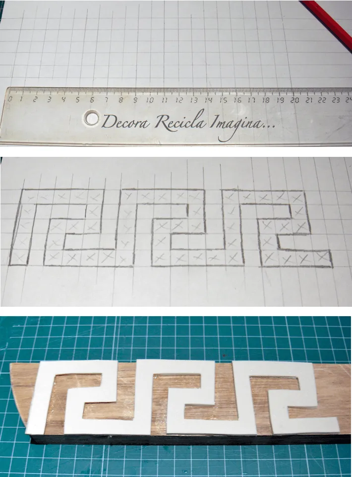 Como hacer grecas en papel - Imagui