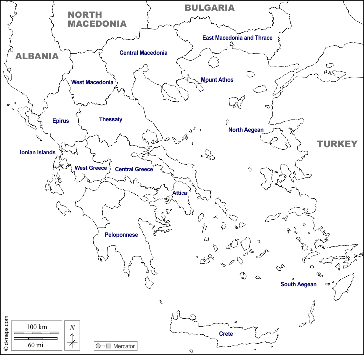 Grecia Mapa gratuito, mapa mudo gratuito, mapa en blanco gratuito, plantilla de mapa fronteras, regiones, nombres, blanco Grecia Mapa gratuito, mapa mudo gratuito, mapa en blanco gratuito, plantilla de mapa fronteras, regiones, nombres, blanco