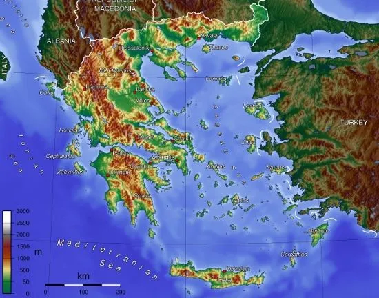 Grecia: Relieve e hidrografía | La guía de Geografía