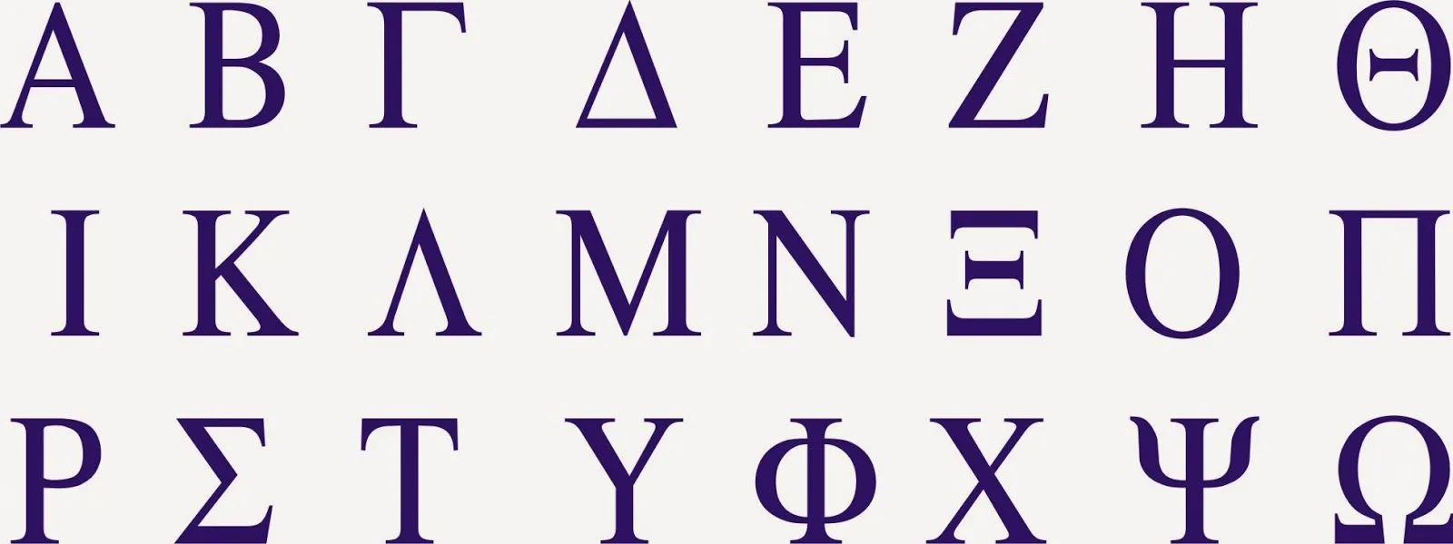 GRIEGO KOINE BÍBLICO: EL ALFABETO GRIEGO KOINE