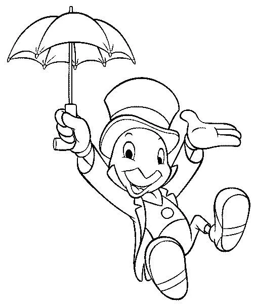 Dibujos de pepe grillo para colorear - Imagui Dibujos de pepe grillo para colorear - Imagui