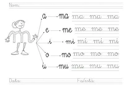 Mi grimorio escolar: CUENTO: LETRA m