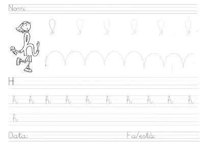 Mi grimorio escolar: LETRA h: LA MUDITA