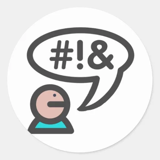 Lenguaje grosero del icono del usuario del ordenad etiquetas ... Lenguaje grosero del icono del usuario del ordenad etiquetas ...