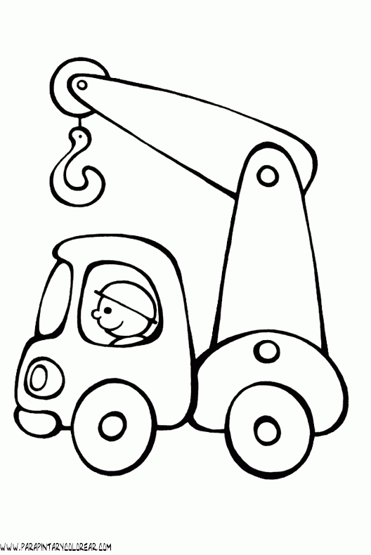 Gruas para colorear - Imagui