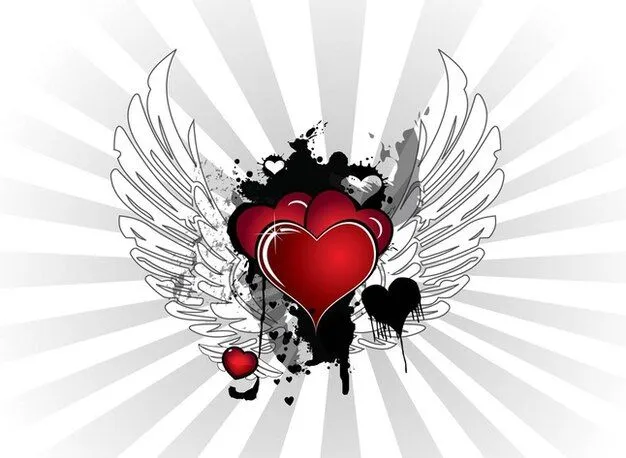 grunge Corazones de San Valentín | Descargar Vectores gratis grunge Corazones de San Valentín | Descargar Vectores gratis