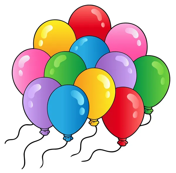 Grupo de globos de dibujos animados 2 — Vector stock © clairev ... Grupo de globos de dibujos animados 2 — Vector stock © clairev ...