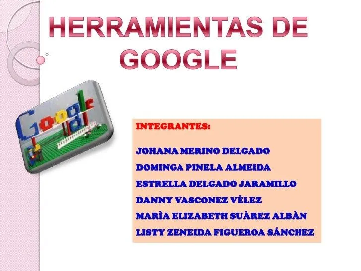 Grupo 4 herramientas de gogle