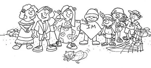 Imagenes de un grupo de niños jugando para colorear - Imagui Imagenes de un grupo de niños jugando para colorear - Imagui