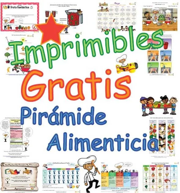 Los Grupos Alimenticios Saludables de MiPirámide, Imprimibles Para ... Los Grupos Alimenticios Saludables de MiPirámide, Imprimibles Para ...