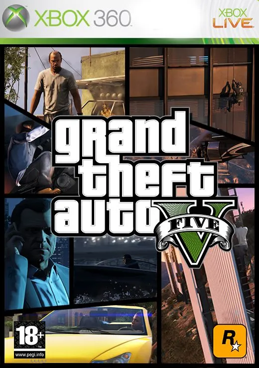 GTA V Custom DVD Cover (Xbox 360) by TanzimAhmedS on deviantART