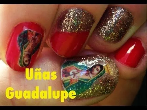 Guadalupe Nail Art - Decoración de Uñas Virgen de Guadalupe ... Guadalupe Nail Art - Decoración de Uñas Virgen de Guadalupe ...