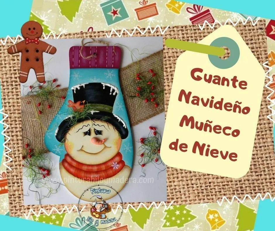 GUANTE NAVIDEÑO MUÑECO DE NIEVE - Mi blog