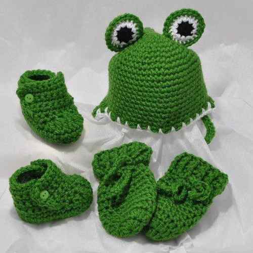 Como hacer guantes para bebé a crochet - Imagui