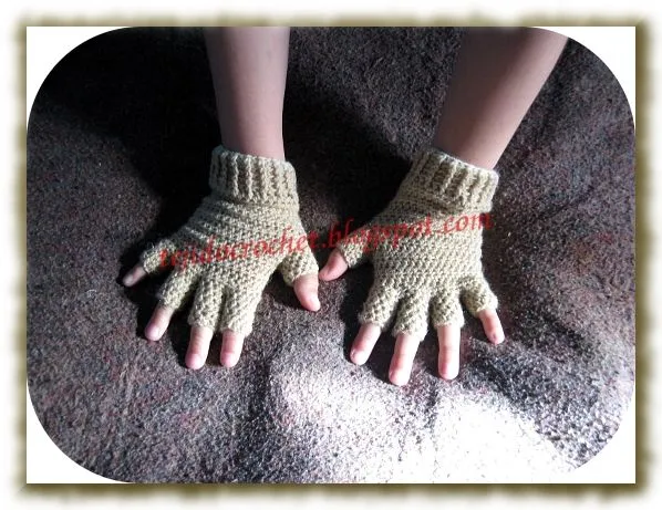 Guantes a crochet para niños - Imagui