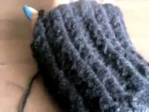 GUANTES SIN DEDOS / MITONES TEJIDOS A CROCHET *GANCHO* (1/2) - YouTube