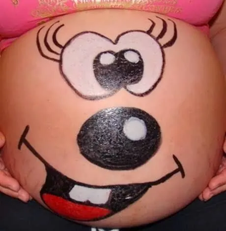 Guapuras♥: Dibujitos en la pancita en tu embarazo♥ Guapuras♥: Dibujitos en la pancita en tu embarazo♥
