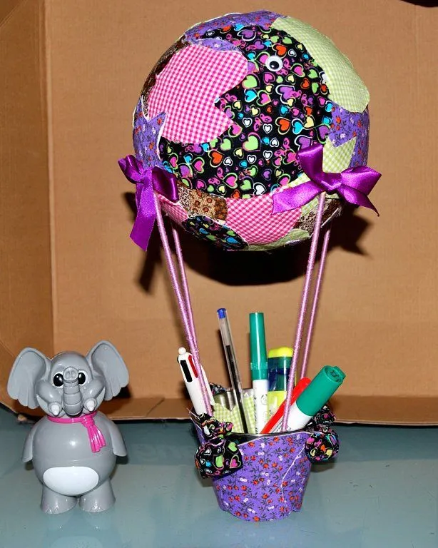 porta lapiceros en forma de globo | Aprender manualidades es ... porta lapiceros en forma de globo | Aprender manualidades es ...