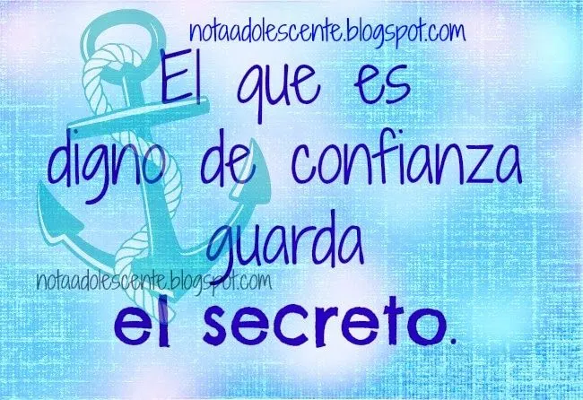 Sabes guardar un secreto? | Nota Adolescente Sabes guardar un secreto? | Nota Adolescente