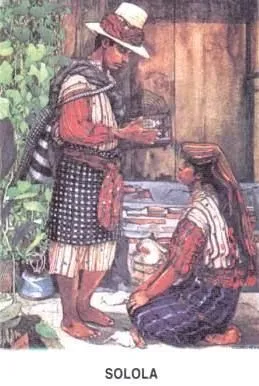 mi guatemala y sus bellezas: traje tipico solola