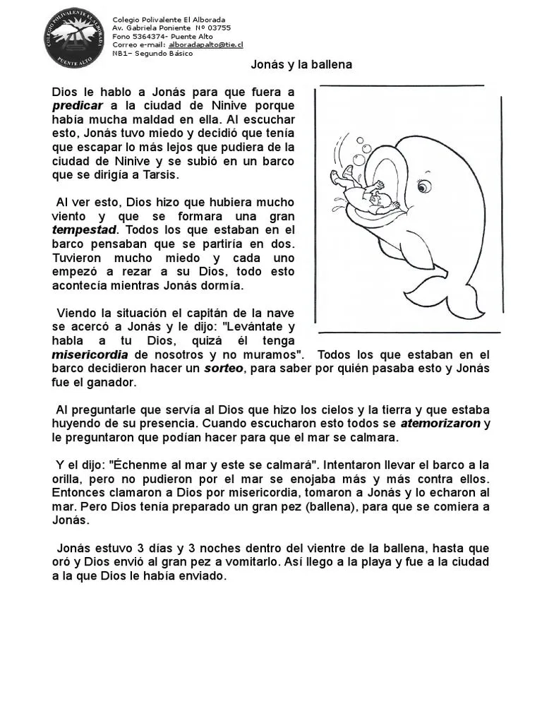 Guía 2º - Jonas y La Ballena 2013 | PDF | Jonás Guía 2º - Jonas y La Ballena 2013 | PDF | Jonás
