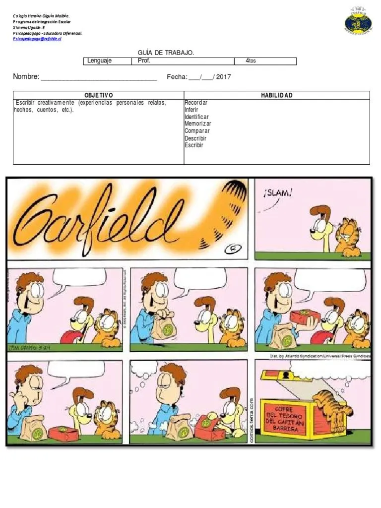Guia Aplicacion Comic Garfield Completar Historia PDF | PDF Guia Aplicacion Comic Garfield Completar Historia PDF | PDF