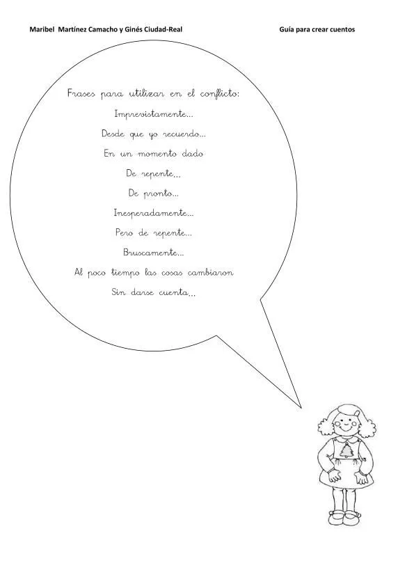 Guia para crear cuentos en nuestra clase -Orientacion Andujar