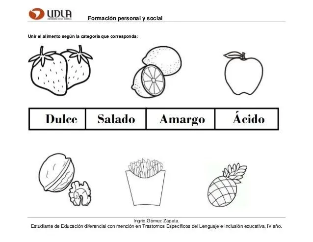 5 guia didactica de alimentos dulces salado clase 5